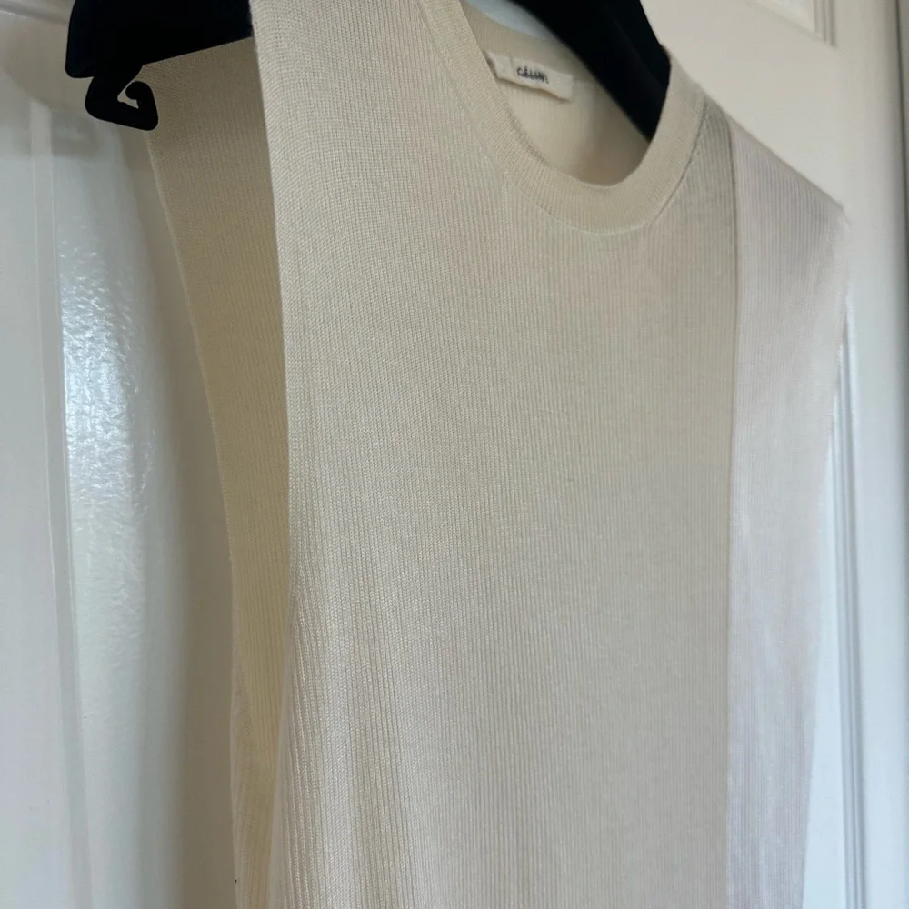 Celine Ivory Knit Top - Picture 9 of 15